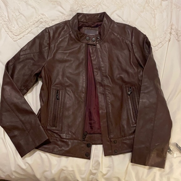The Limited Jackets & Blazers - Brown Leather Jacket